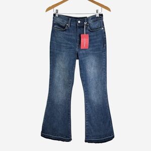 NEW Lucky Brand Stevie High Rise Ankle Jeans Size 6/28 Raw Hem Boho MSRP $100